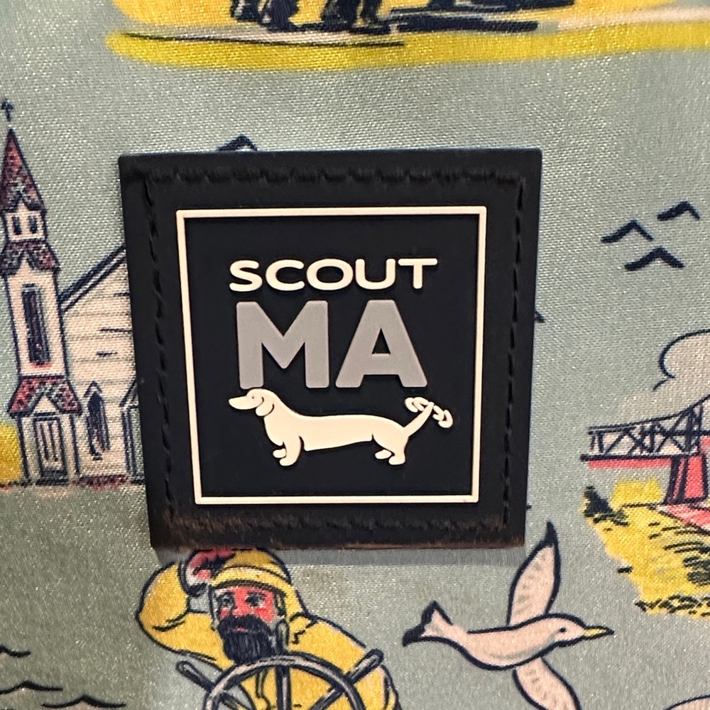 Scout Nautical Print Lunch Bag cooler Nantucket- Martha’s Vineyard insulated - Picture 2 of 8